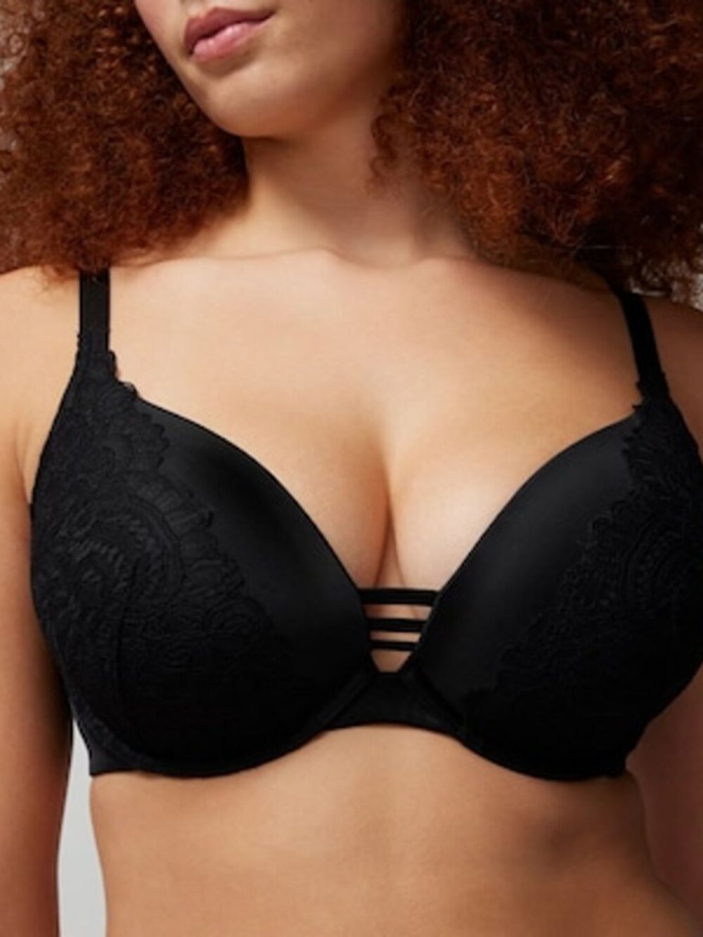 Soma Embraceable Push Up Bra Bundle Set of 2 Size 38B Black Lace Brown